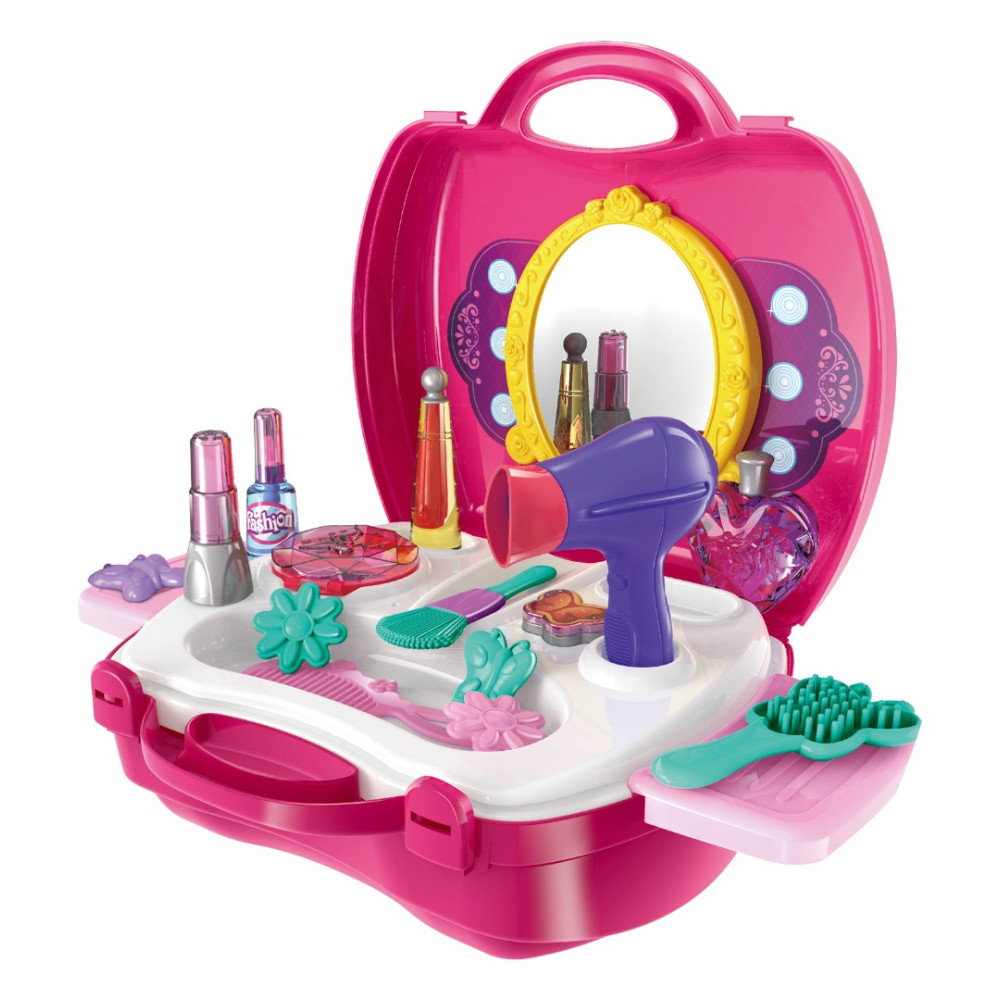 Kit de beleza durável para salão de cabeleireiro para meninas,
