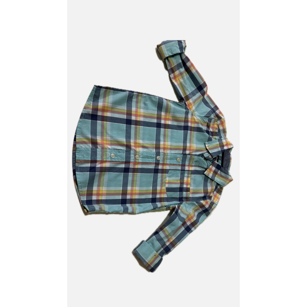 Camisa Social m/l Infantil Oshkosh Original TAM 4/5