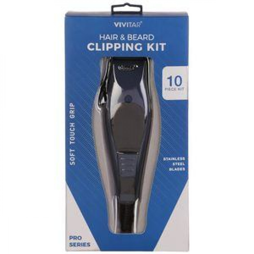 Hair & Beard Clipping Kit 10 piece kit Vivitar