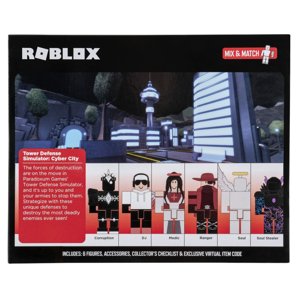 Roblox Kit Com 13 Peças Tower Defense Simulator: Cyber City