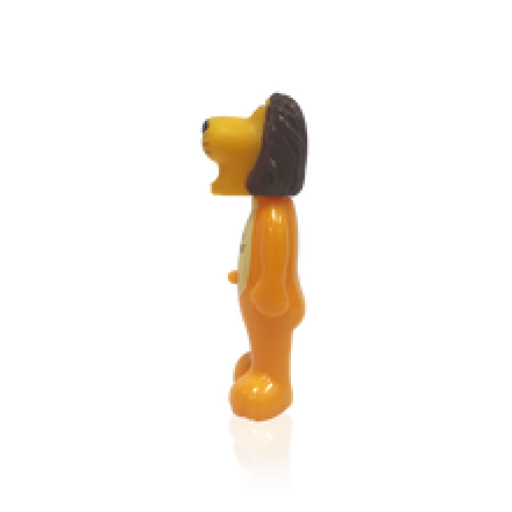 Escova Infantil Brush Buddies Divertida Leão Ultra Macia