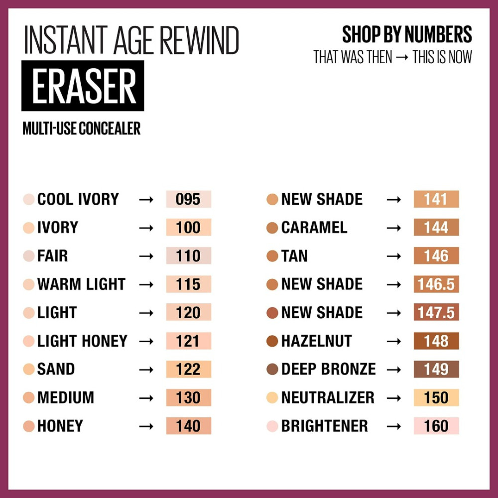 Maybelline Instant Age Rewind Instant Eraser Corretivo multiuso 140 0,2 Fl Oz 60ML