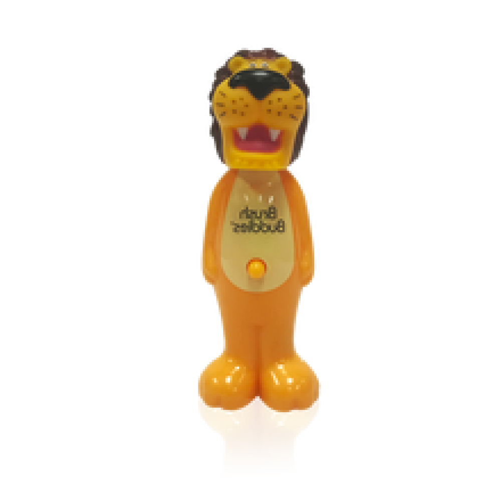 Escova Infantil Brush Buddies Divertida Leão Ultra Macia