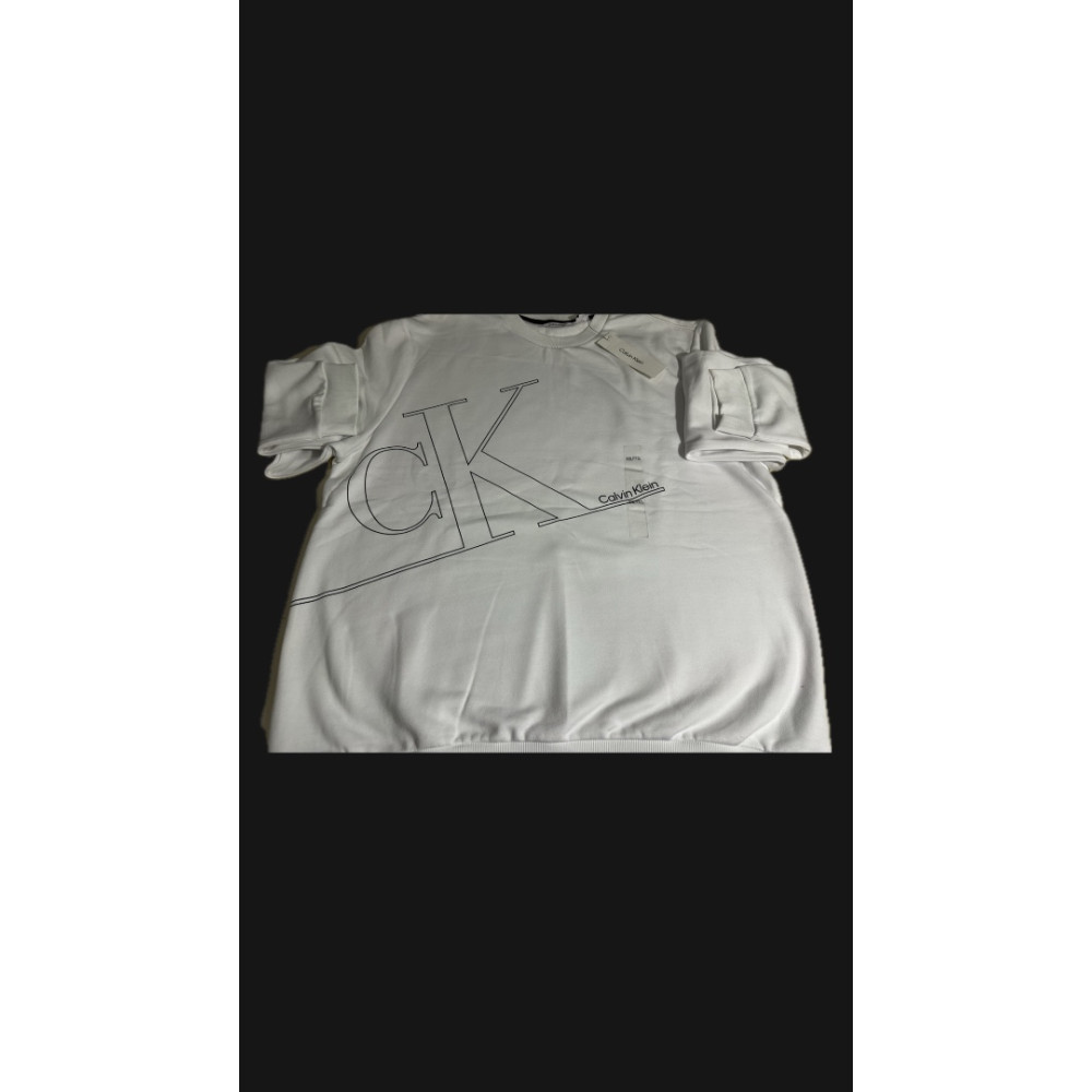 MOLETOM CALVIN KLEIN BRANCO TAM XXL - GG