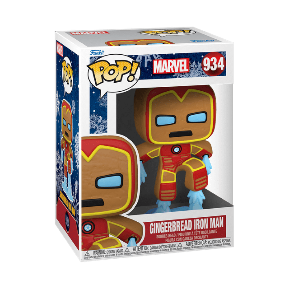 Funko Pop! Marvel: Holiday - Iron Man Vinyl Bobblehead 934