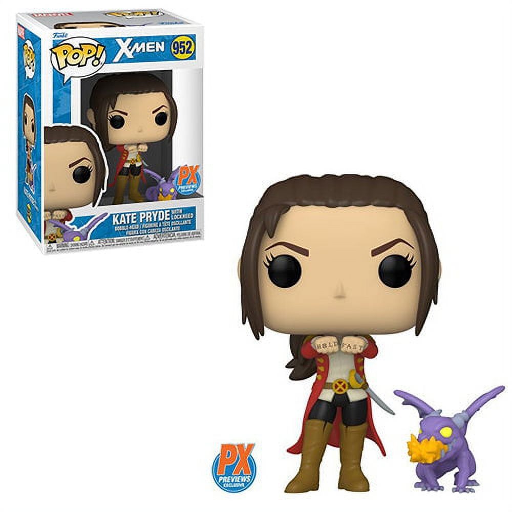 Funko Pop! X-Men Kate Pryde com Lockheed Pop! Figura de vinil e Buddy #952
