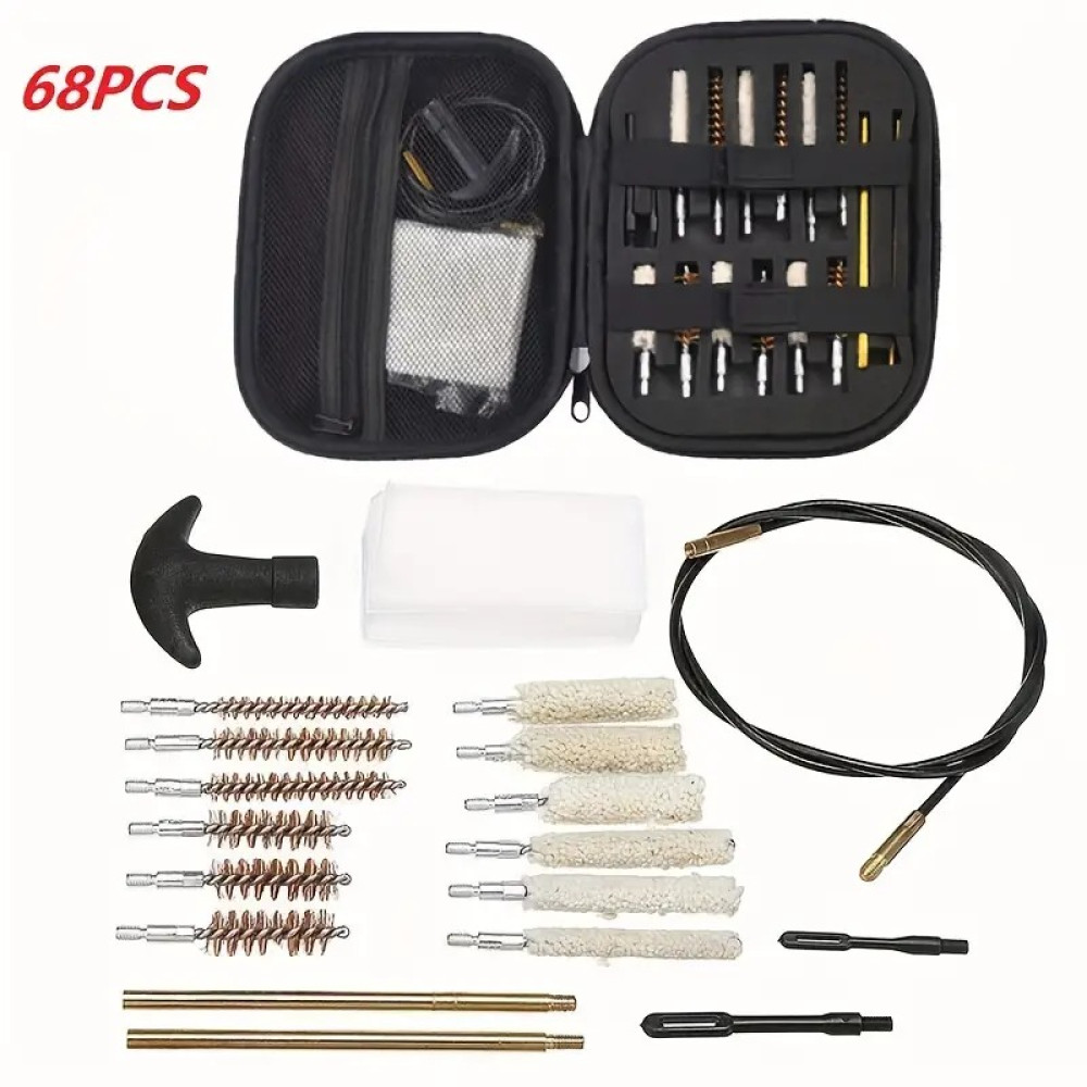Kit Limpeza de pistola universal 68 unidades.