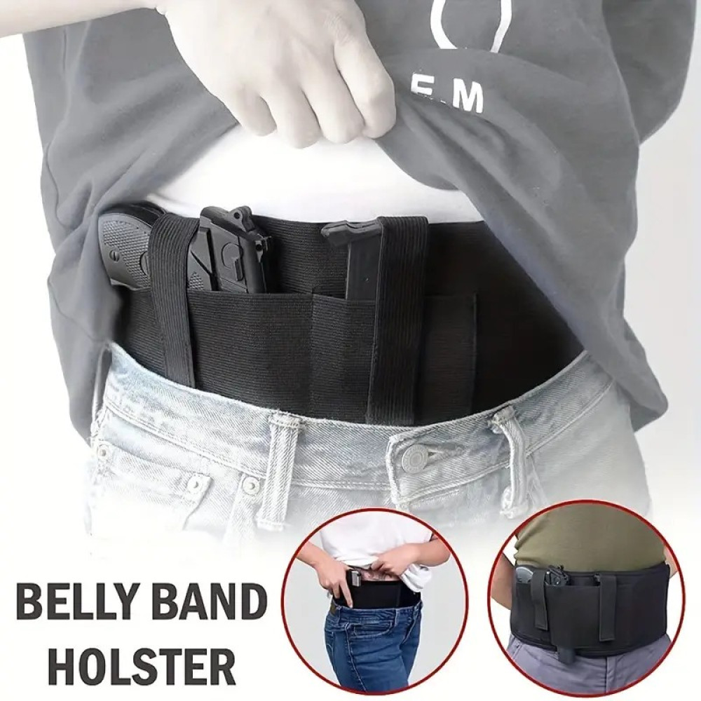 Coldre oculto para faixa de barriga – confortável e discreto sob a camisa para homens e mulheres