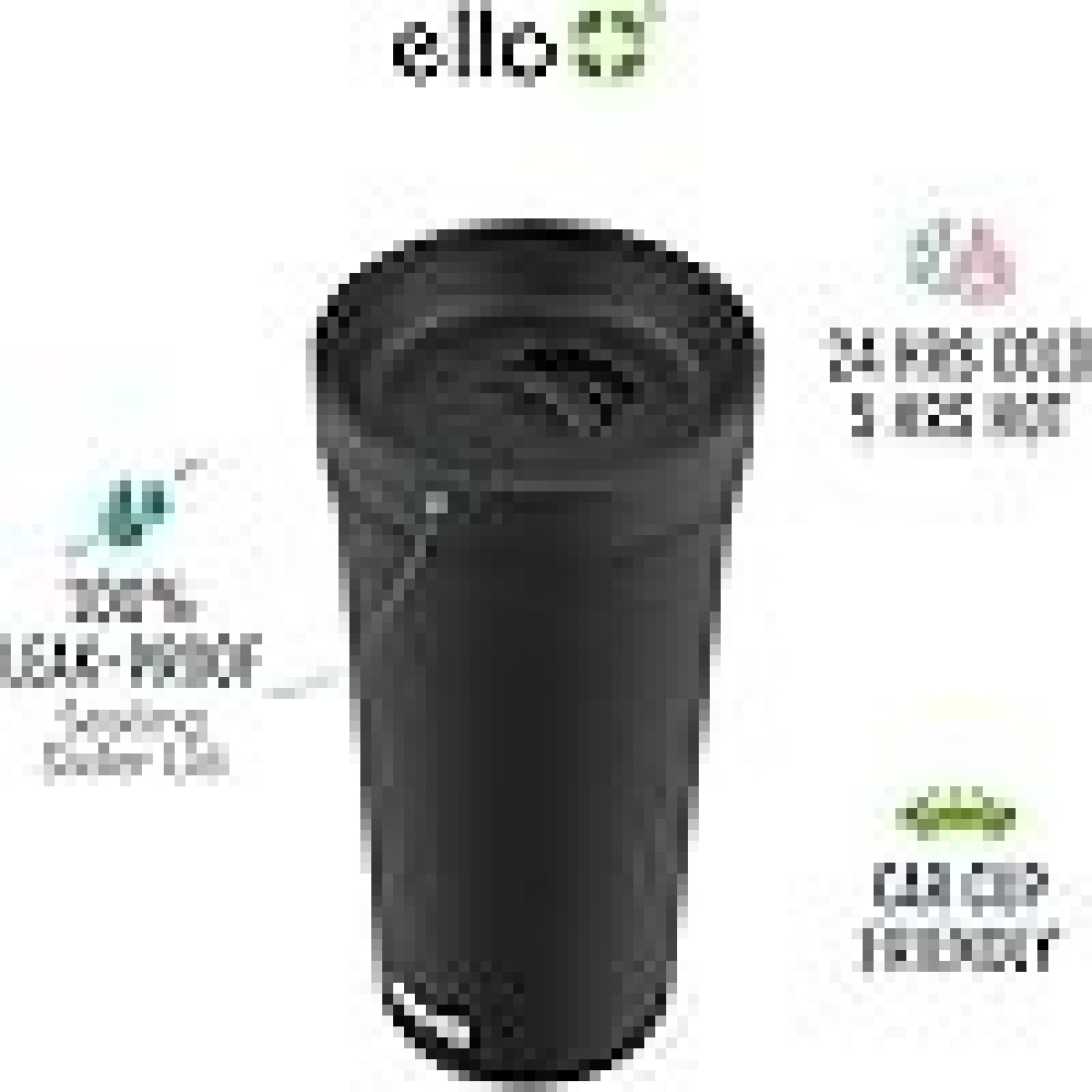 Ello Canecas de viagem isoladas a vácuo de aço inoxidável Arabica, pacote com 2, 400 ml cada (camuflado/preto)