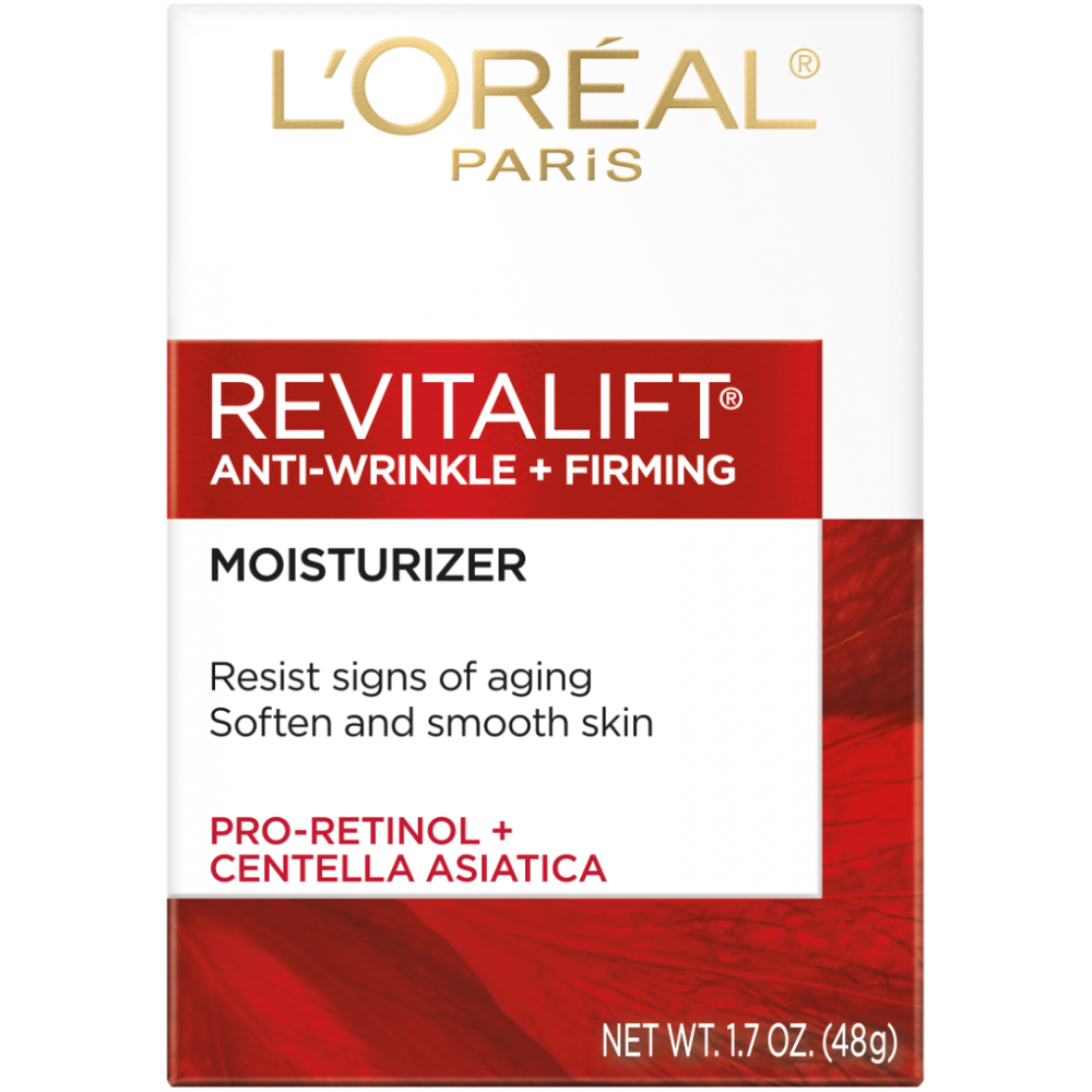 L'Oreal Paris Revitalift Anti-Wrinkle and Firming Face Moisturizer, 1.7 oz