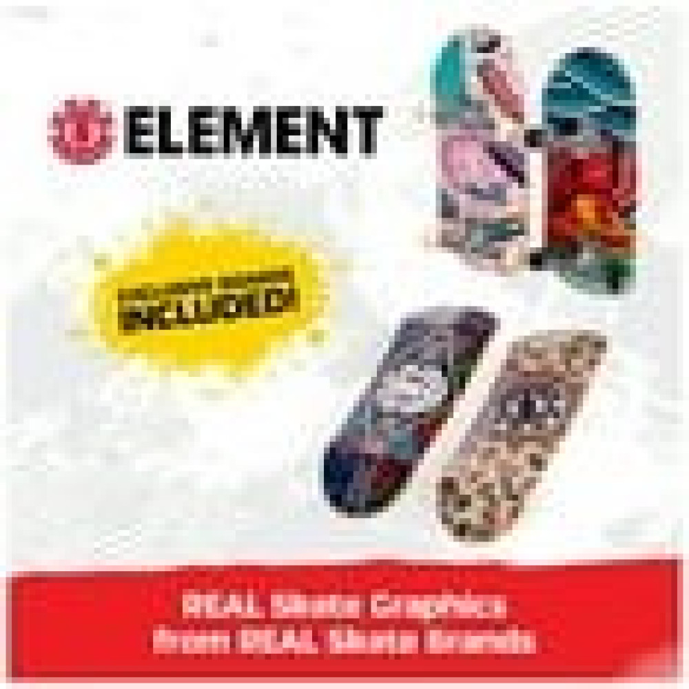 Tech Deck, Ultra DLX Fingerboard, pacote com 4 unidades, Element Skateboards