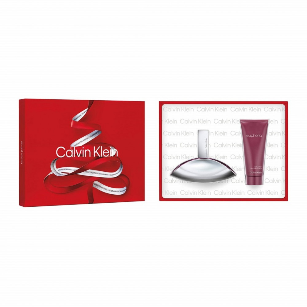KIT COFFRET CALVIN KLEIN EUPHORIA FEMININO EAU DE PARFUM