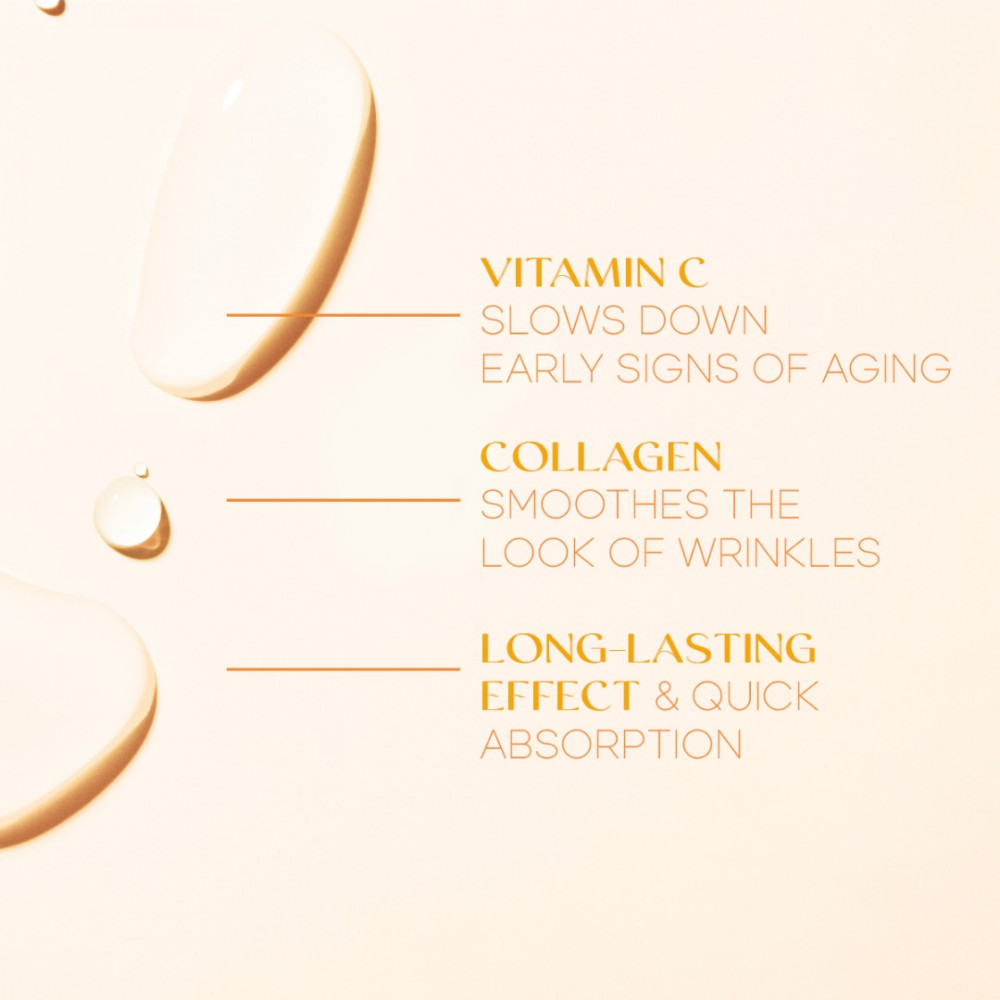 Skin 2.0 Vitamina C e colágeno hidratante facial diário - anti-envelhecimento, previne danos causados ​​pelo sol, endurece a pele, creme de dia iluminador - Cuidados com a pele coreanos sem crueldade para todos os tipos de pele - 1,69 Fl. onças