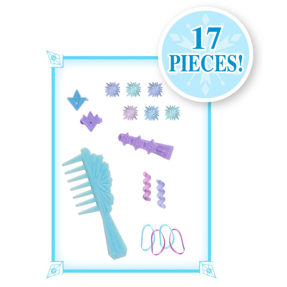 Disney Frozen 2 Elsa Styling Head, 17 peças