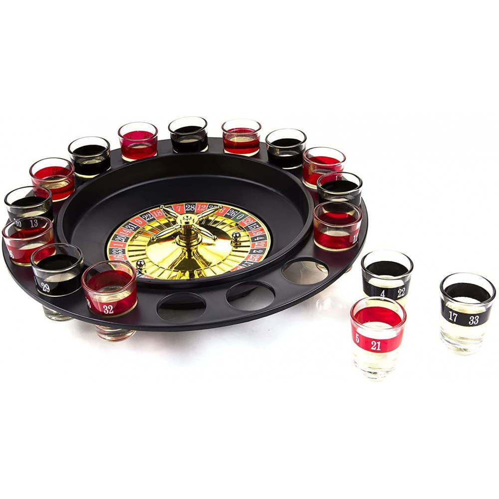 Roleta de shot - jogo de bebida