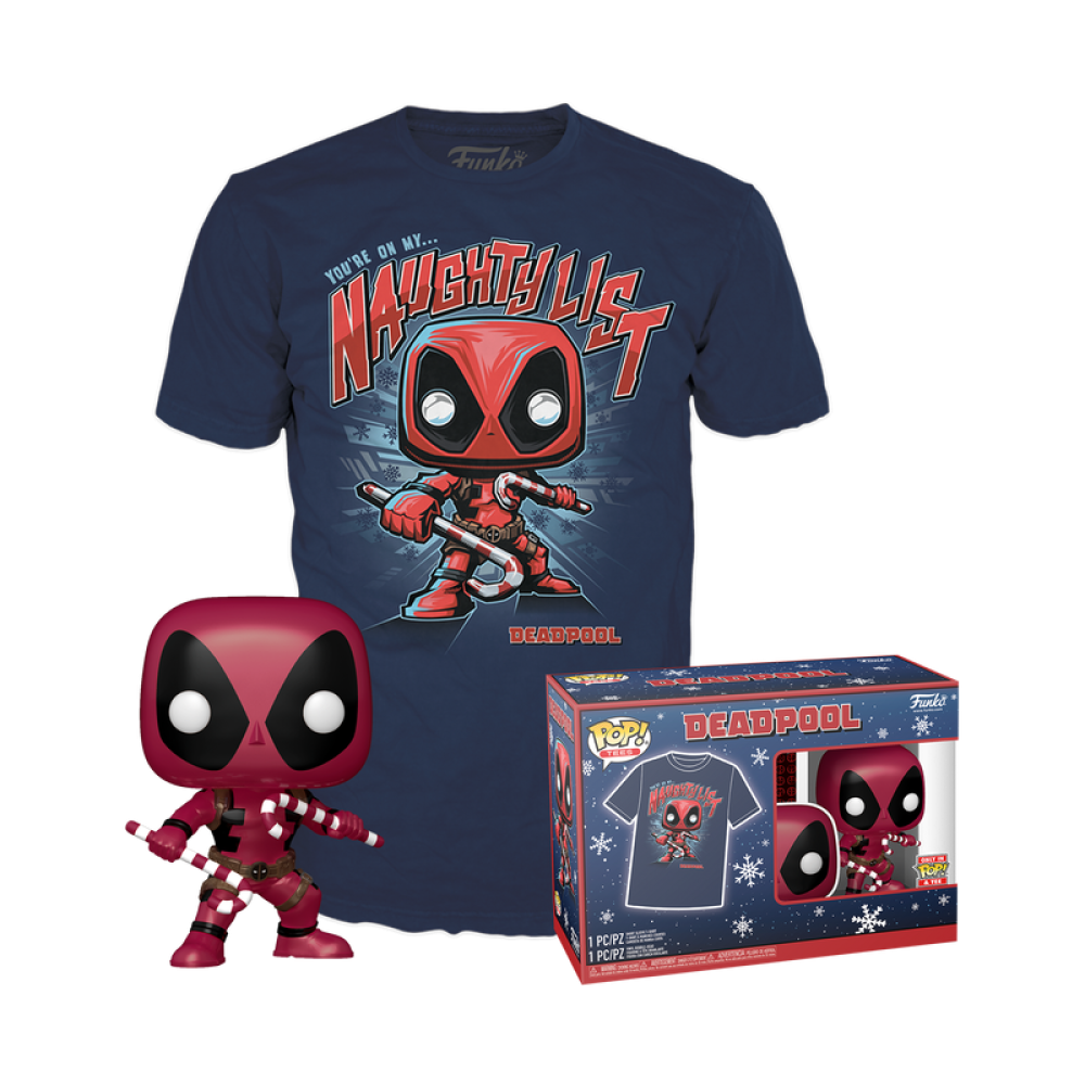Funko - POP! & TEE HOLIDAY DEADPOOL