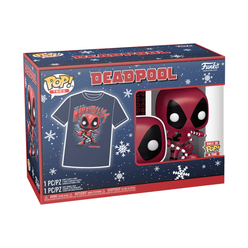 Funko - POP! & TEE HOLIDAY DEADPOOL