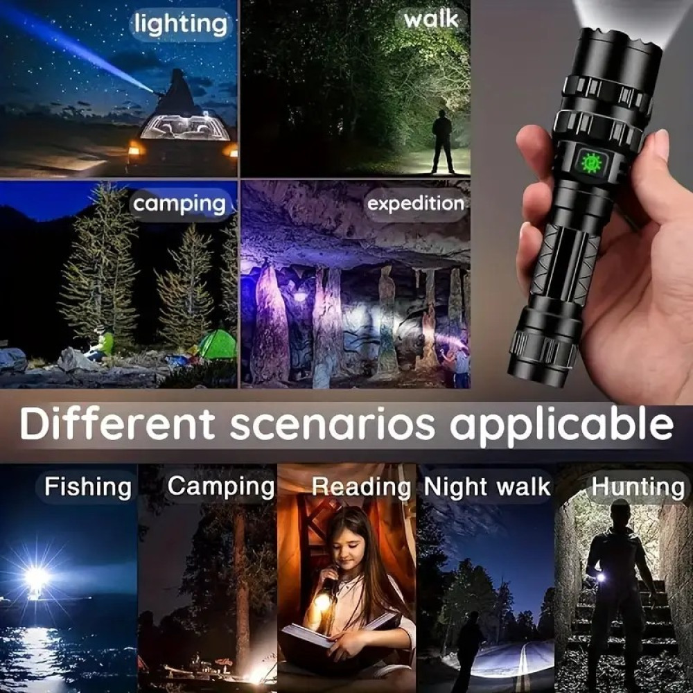 Lanterna 1pc LED Tatical Flashligth, 5 color.