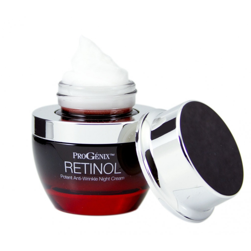 Progenix Retinol Anti-Wrinkle Night Cream for Fine Lines, Deep Wrinkles, and Sun Damaged Skin. 1 fl oz