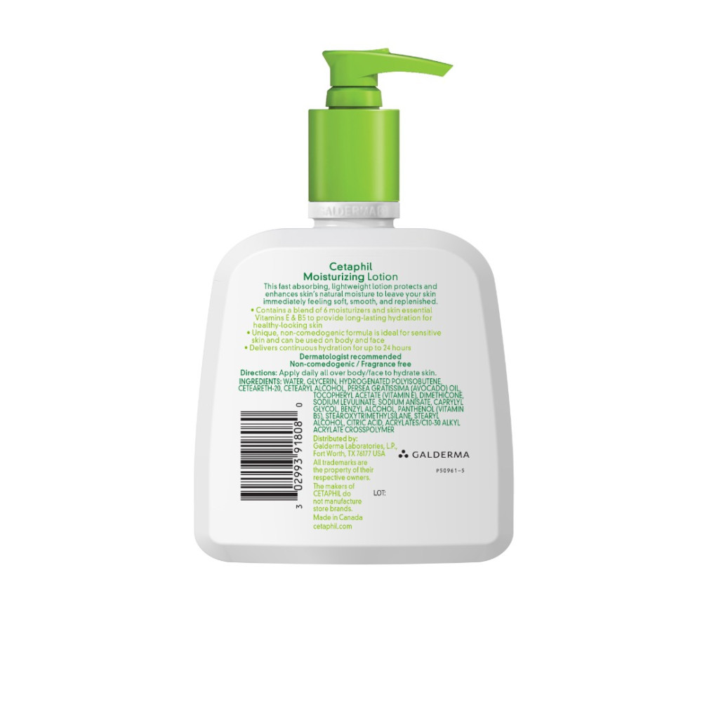 Loção Hidratante Cetaphil, Hidratante Hidratante 8oz