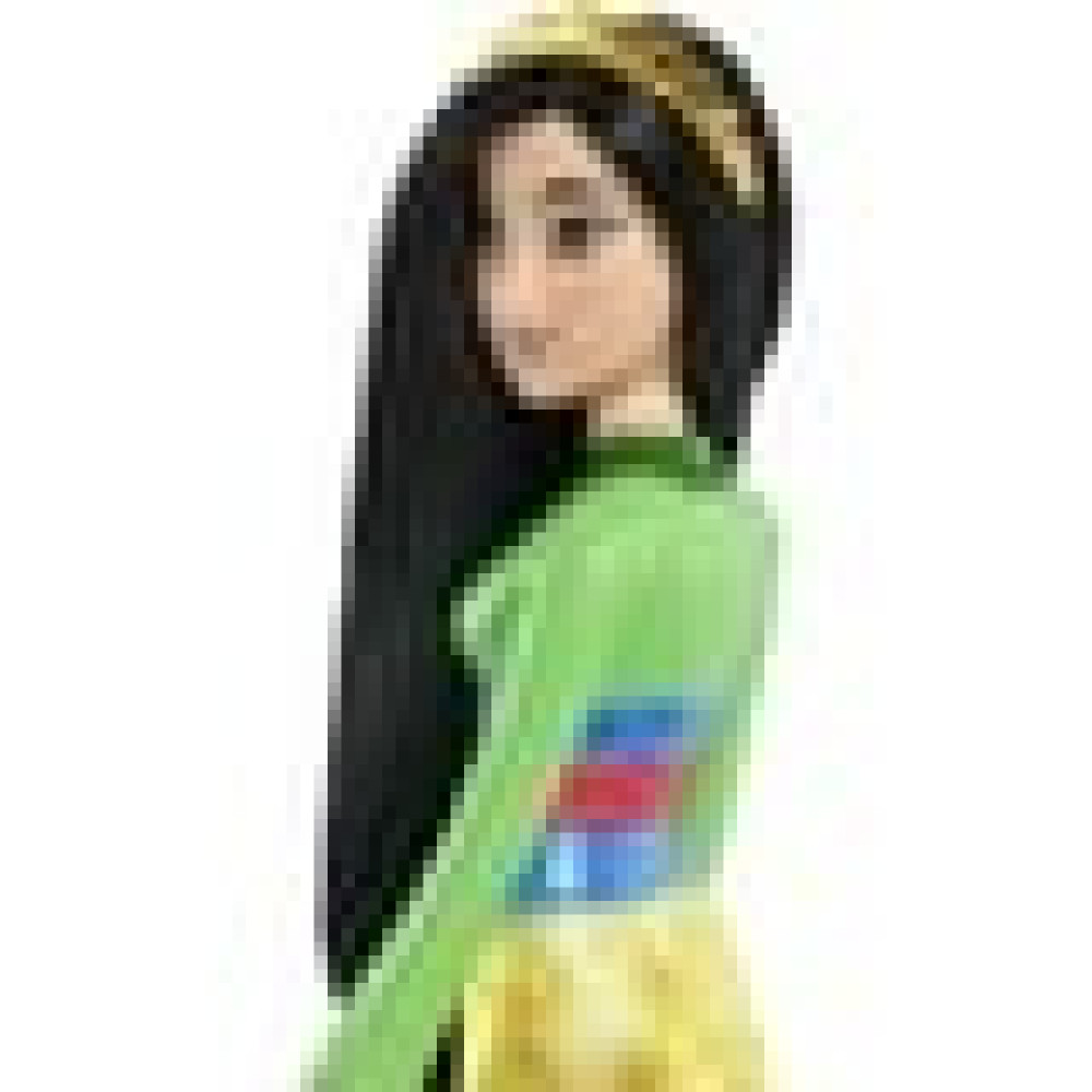 Disney Princess Mulan Fashion com cabelo preto