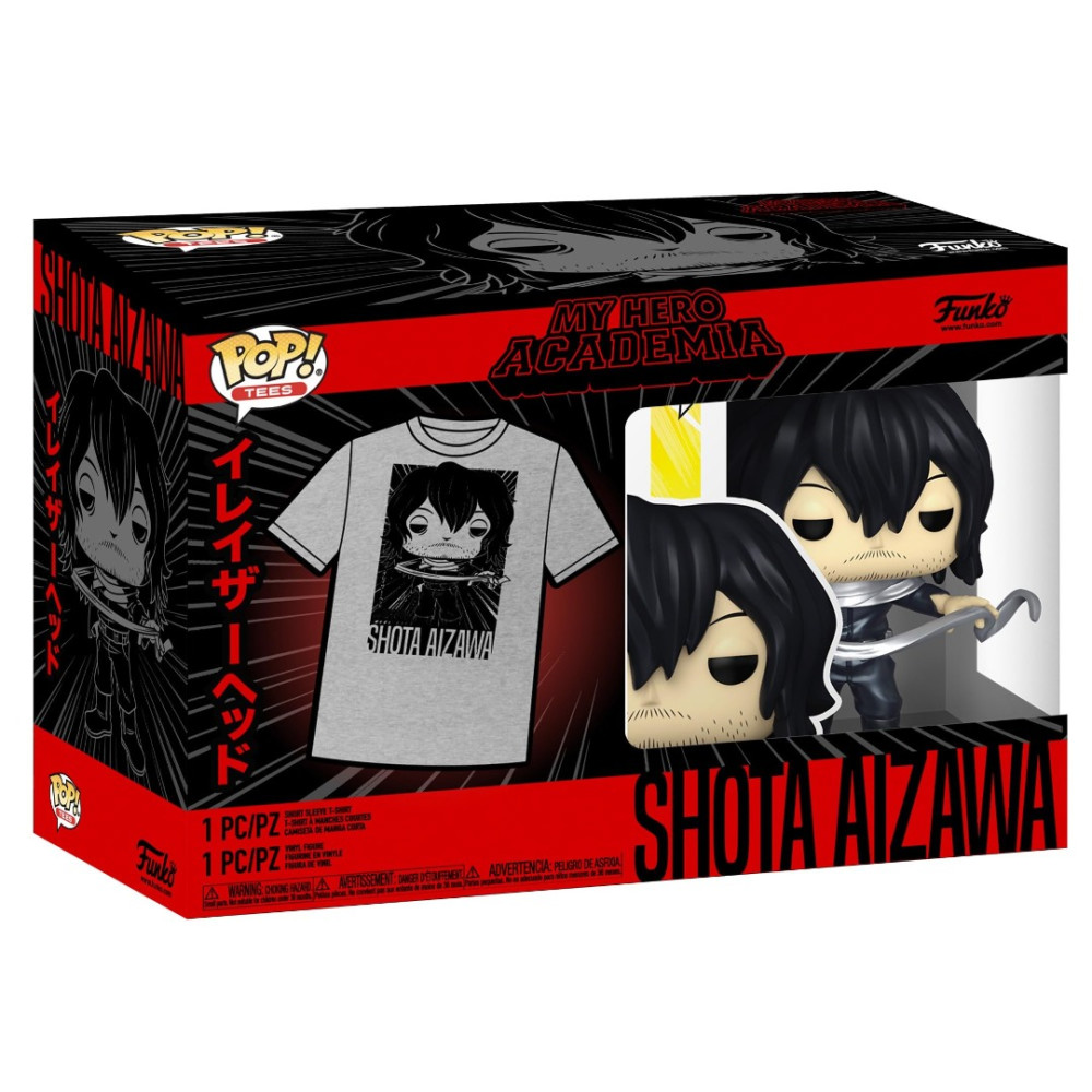 Funko Pop! & Tee: My Hero Academia - Shota Aizawa - XL