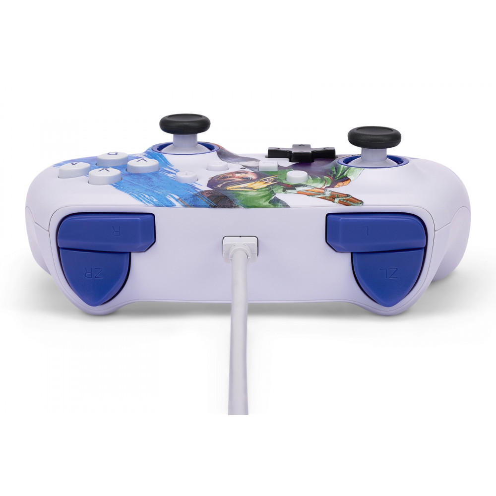 Controle - Controlador com fio aprimorado PowerA e case fino para Nintendo Switch - Master Sword