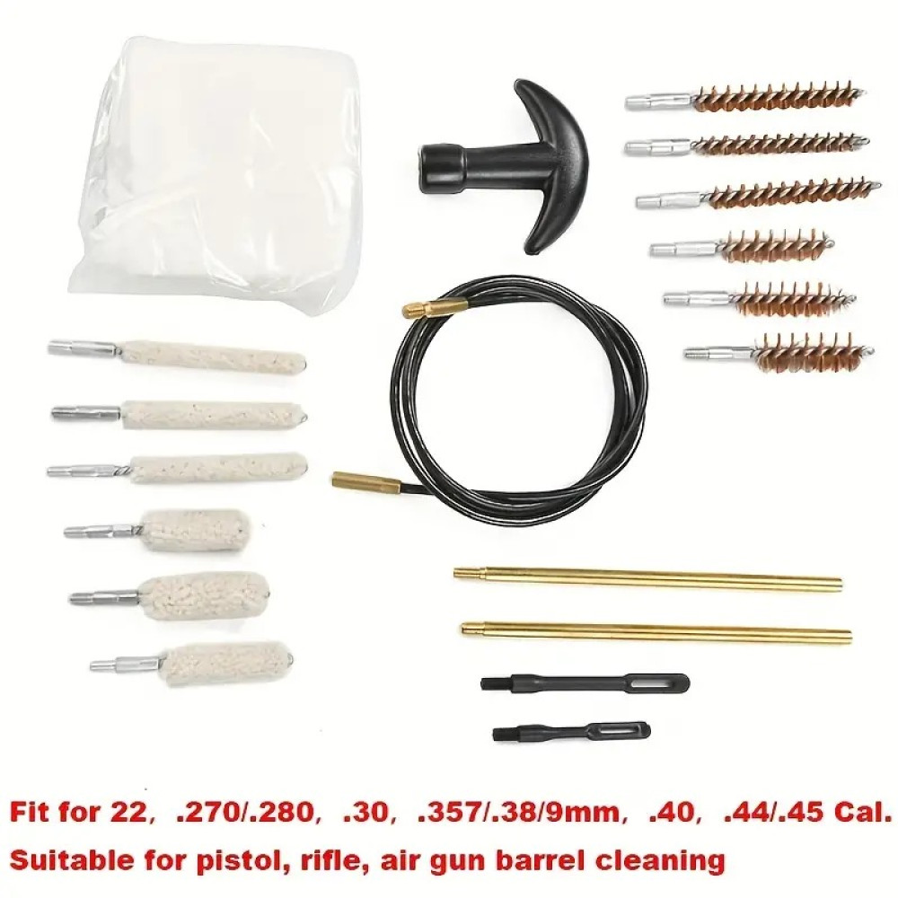 Kit Limpeza de pistola universal 68 unidades.