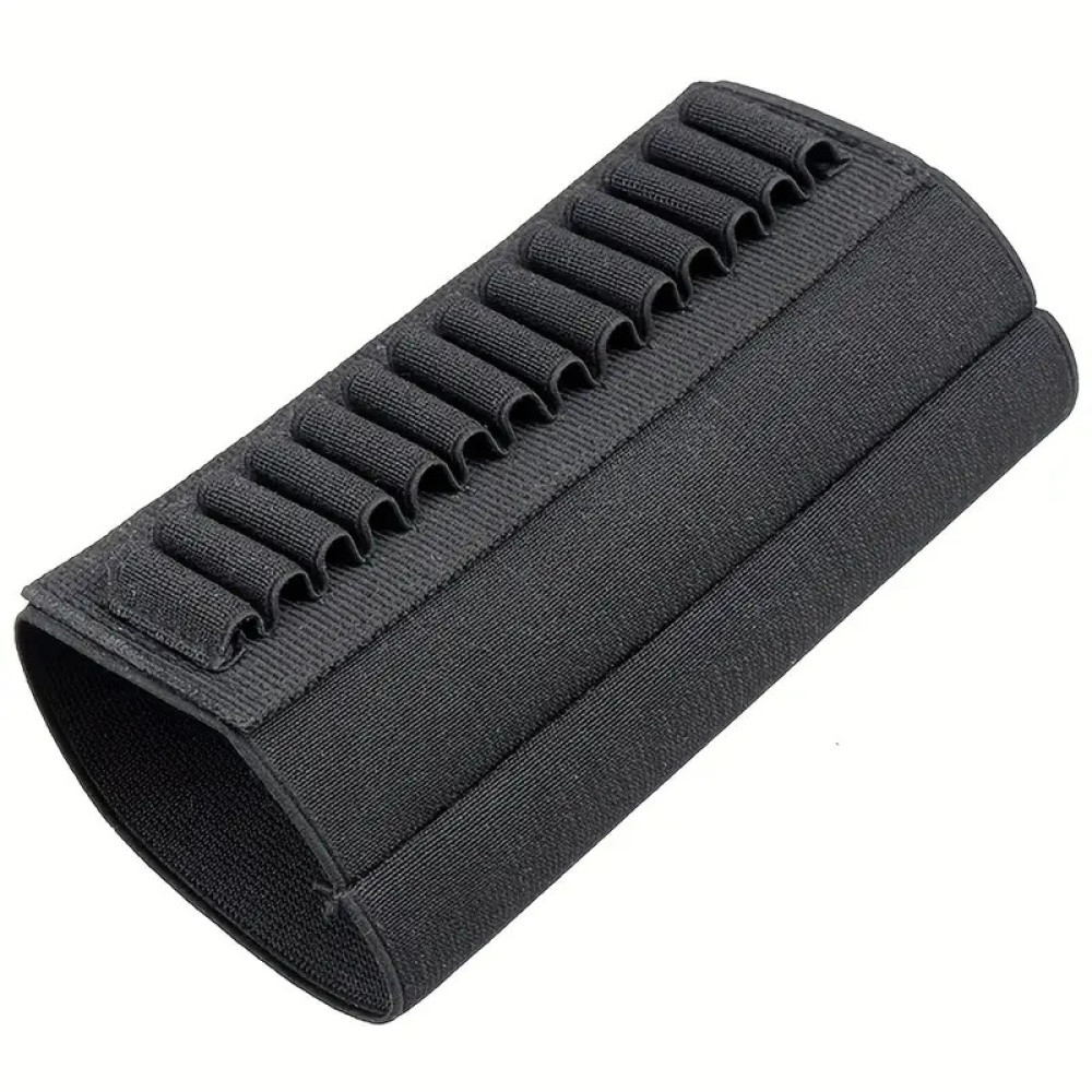 Suporte ajustável para munição de coronha - COR PRETA