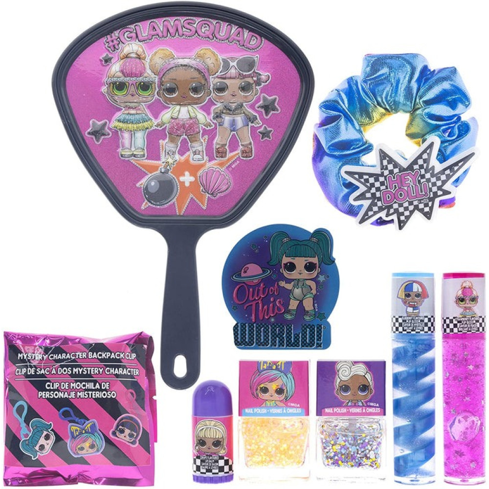 LOL Surpresa! Conjunto de maquiagem cosmética com 10 itens