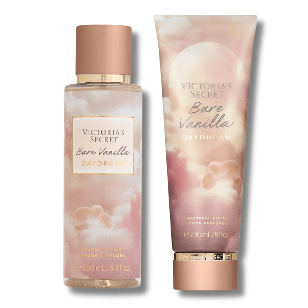 KIT BODY SPLASH E BODY CREAM VICTORIA'S SECRET - BARE VANILLA DAY DREAM 