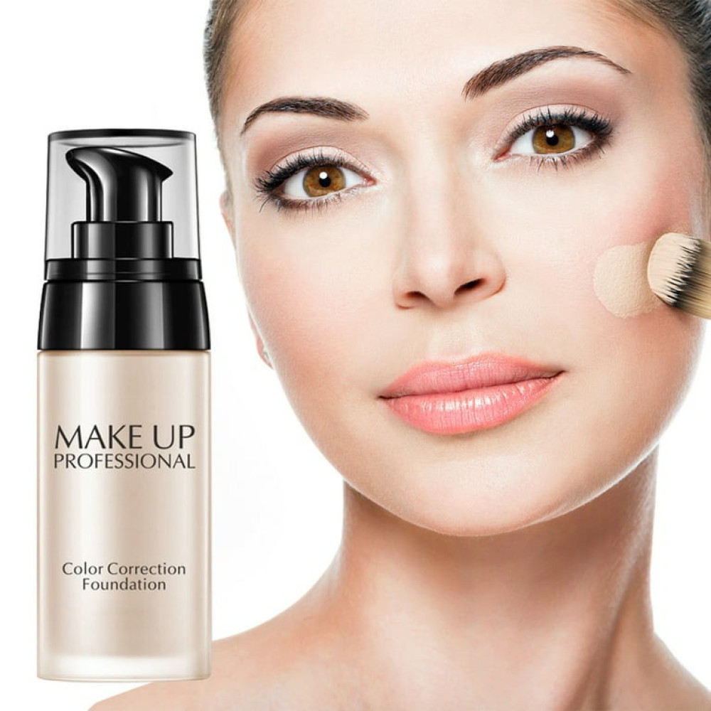 Base de Cobertura Completa Maquiagem Base Líquida Hidratante Corretivo Líquido Corretor de Cor Líquido Base Hidratante Colorida para Maquiagem Natural Base Natural 40ml