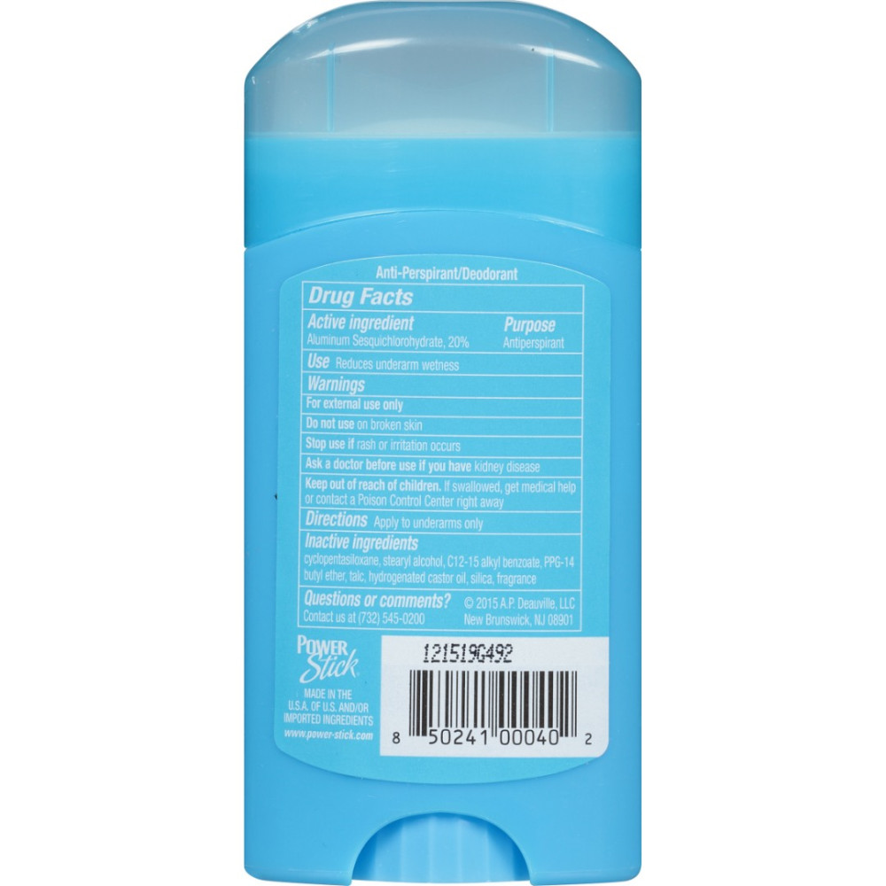 Power Stick Lady's Powder Fresh Antitranspirante Stick, 1,7 onças