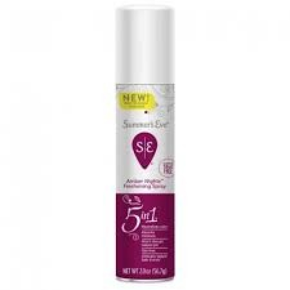 Desodorante em spray refrescante Summers Eve, floral transparente, 2 onças