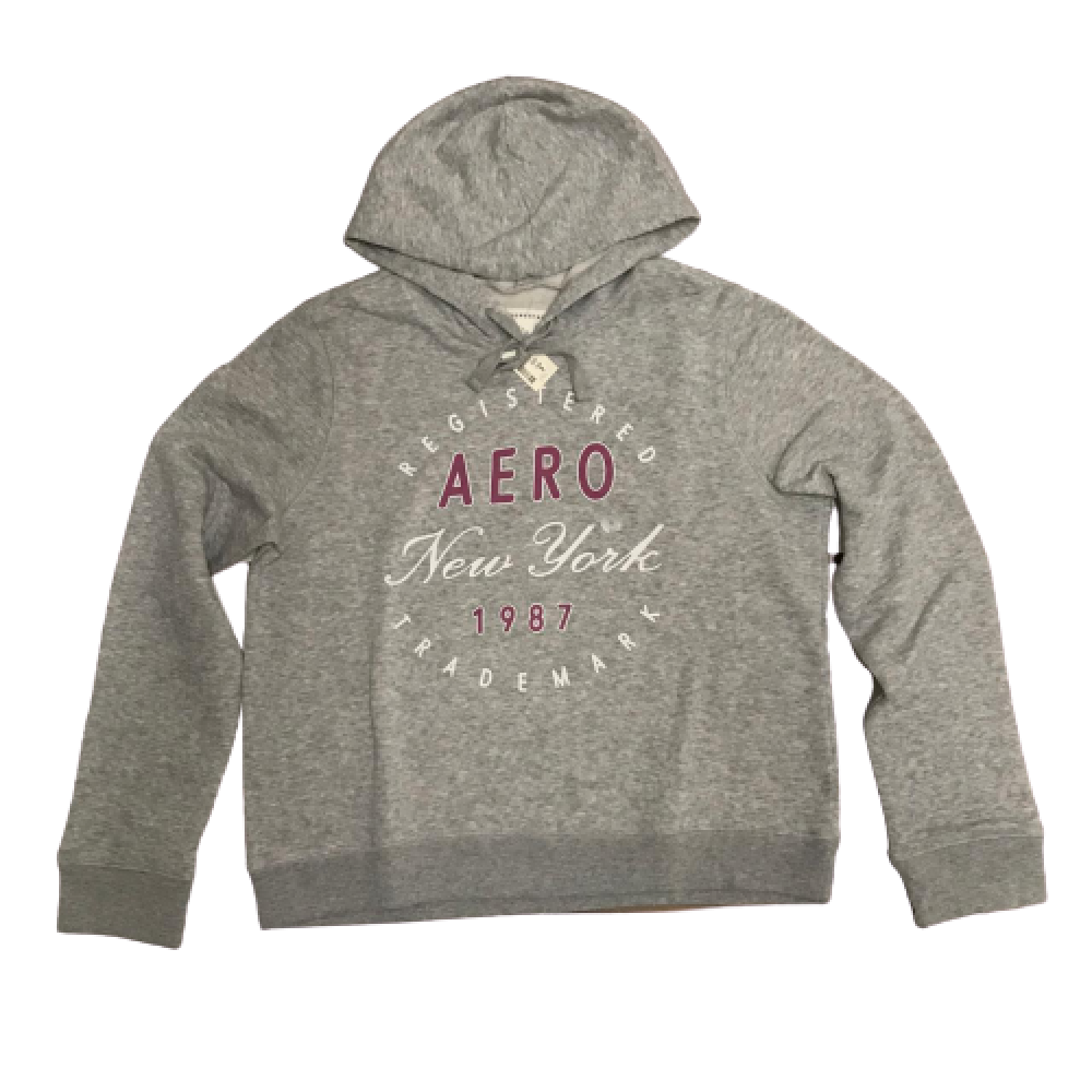 MOLETOM AEROPOSTALE CINZA - G