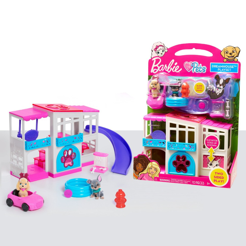 Barbie Casa Pet de 2 lados da Barbie Pet Dreamhouse