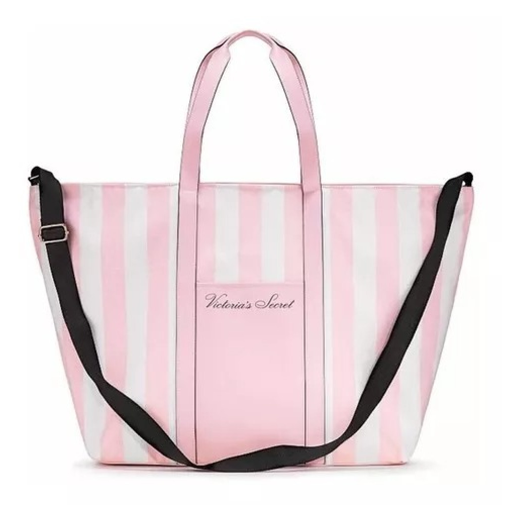 Victorias Secret Bolsa Maxi Tote Com Zíper Viagem Academia