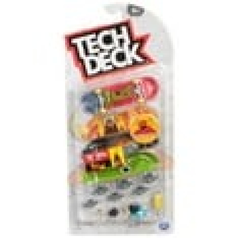 Tech Deck, Ultra DLX Fingerboard, pacote com 4 unidades, Toy Machine Skateboards