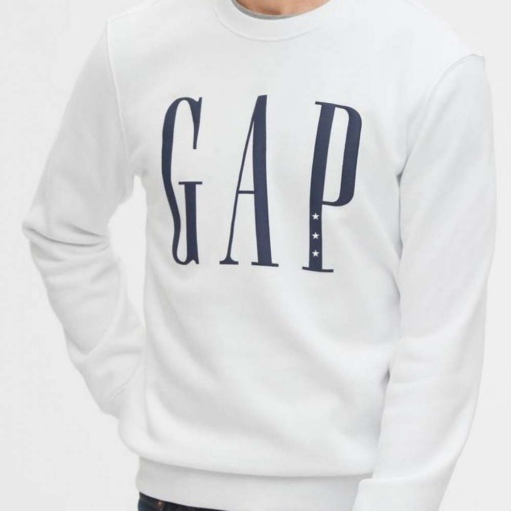 MOLETOM GAP LOGO BRANCO - G