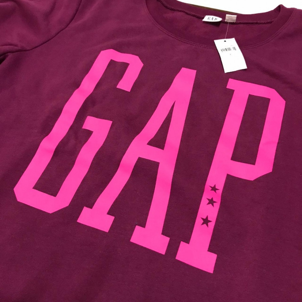 MOLETOM GAP LOGO ROXO - G