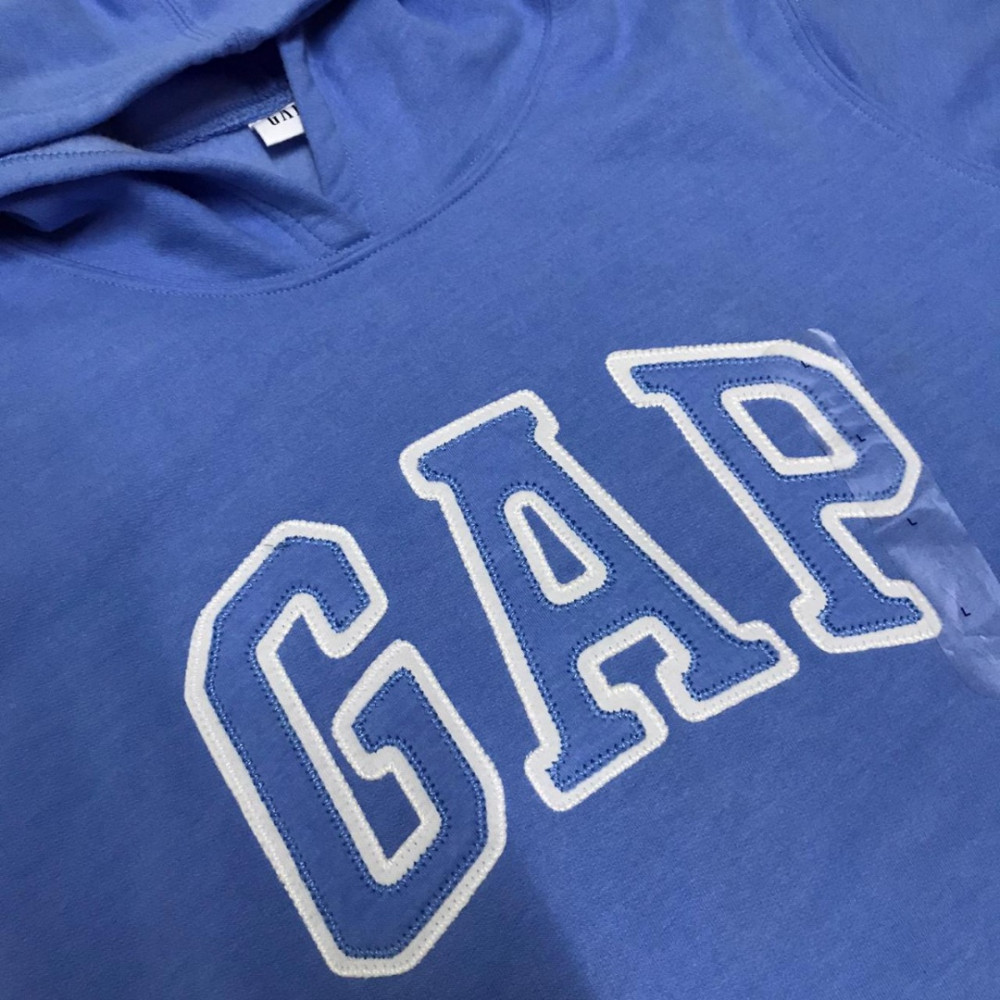 MOLETOM GAP LOGO AZUL CLARO - G