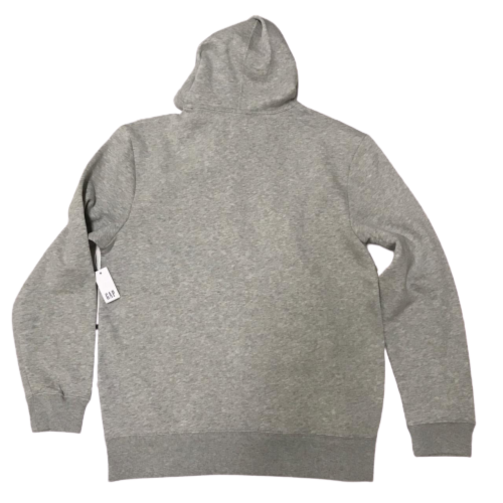 MOLETOM GAP LOGO COM LISTRA CINZA - TAMANHO M