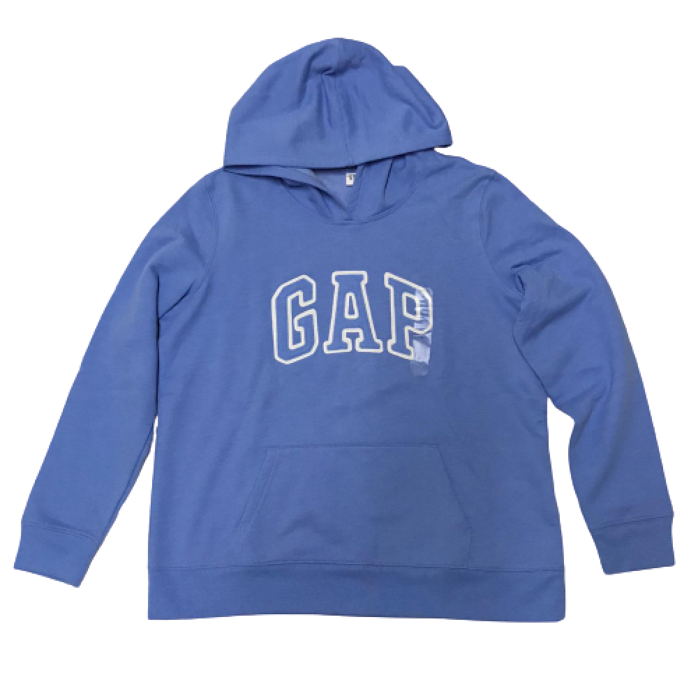 MOLETOM GAP LOGO AZUL CLARO - G