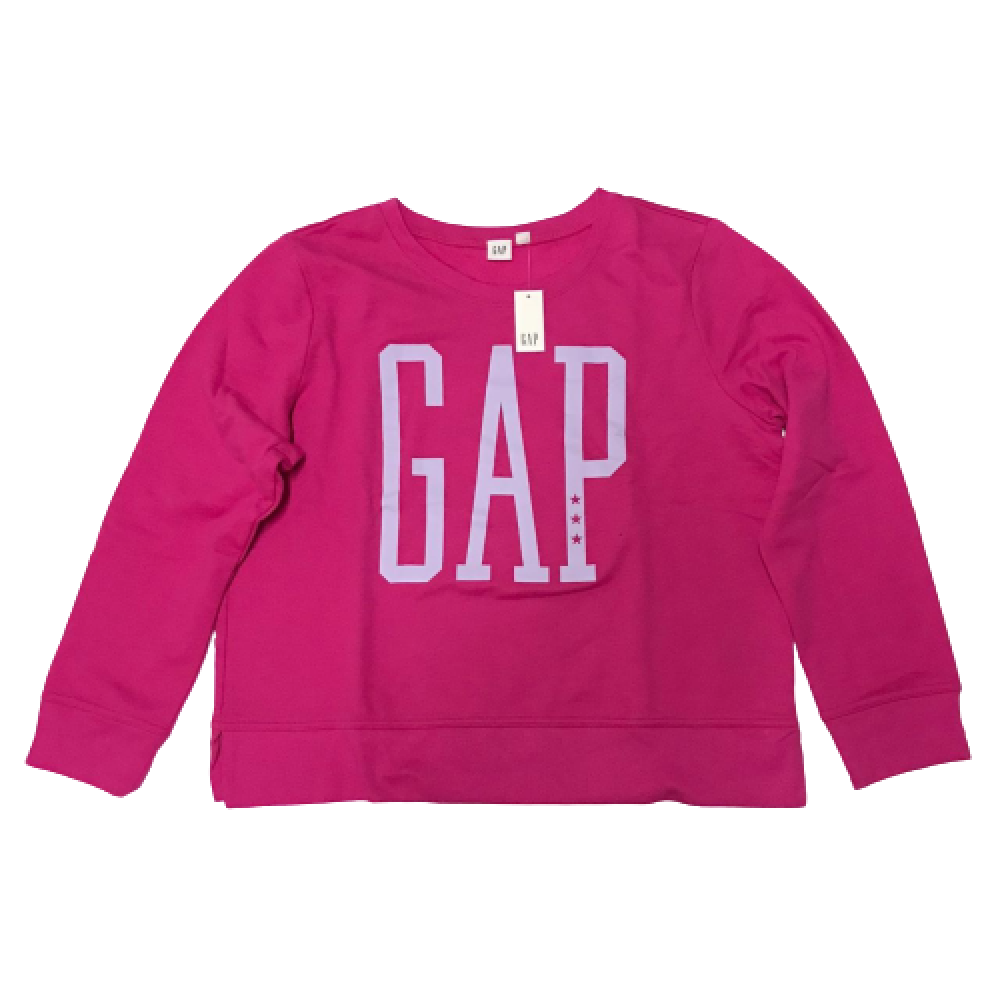 MOLETOM GAP LOGO ROSA - G