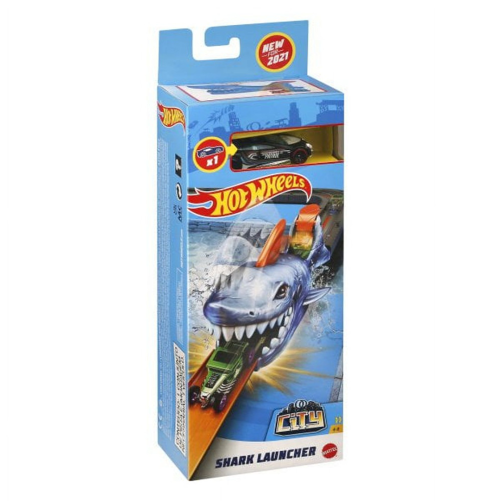 Hot Wheels Pista e lançador de tubarão Hot Wheels City