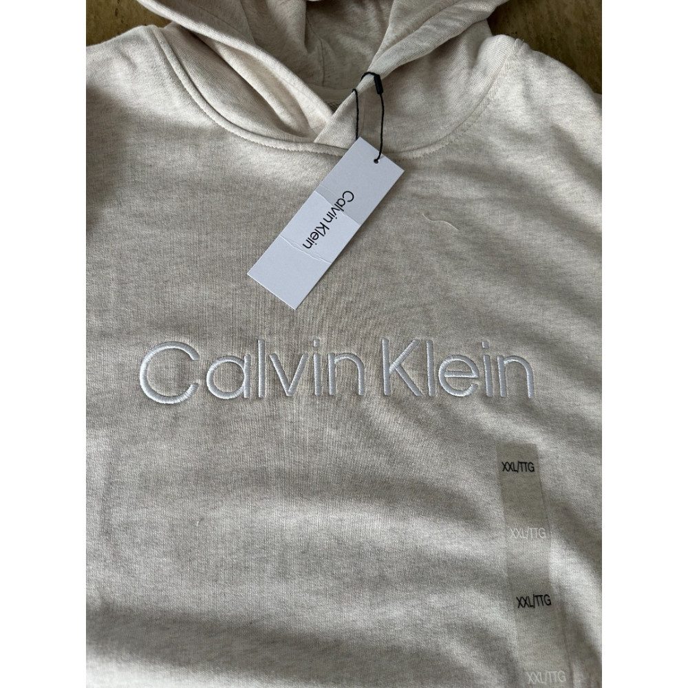 MOLETOM CALVIN KLEIN BEGE - TAM  XX- GG
