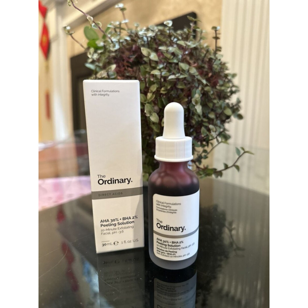 SolutionAHA 30% + BHA 2% Peeling Solution The Ordinary