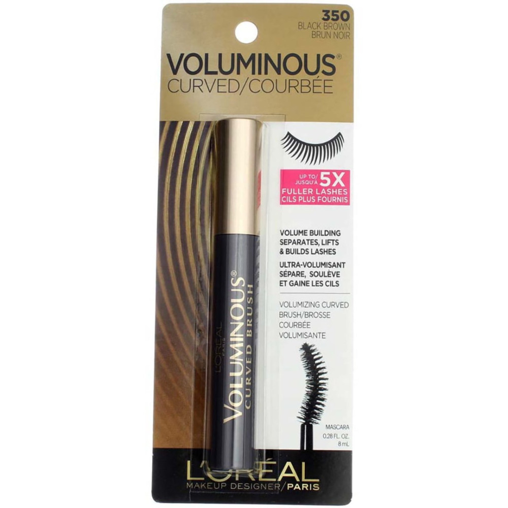 Mascara, Voluminous Curved Brush  Black/Brown [350]