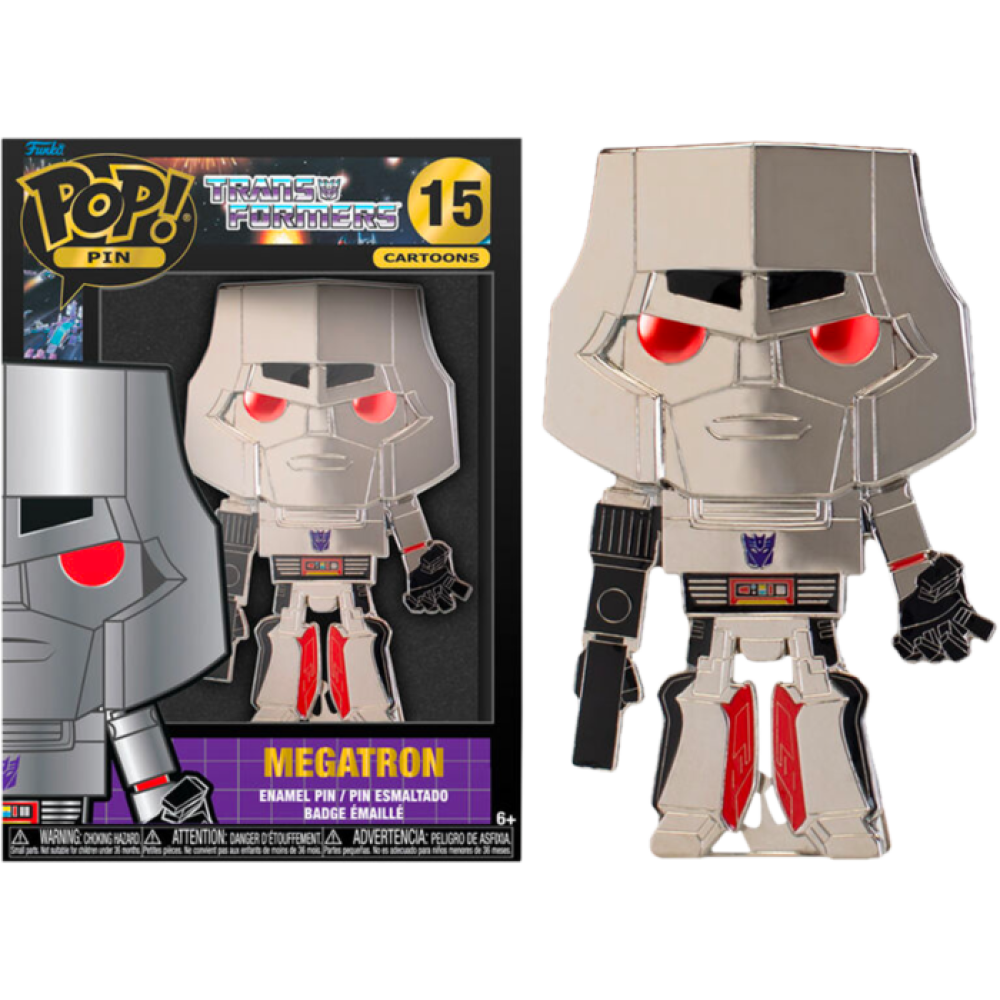 Pop Pin  Large Enamel Pin N° 15 - Megatron