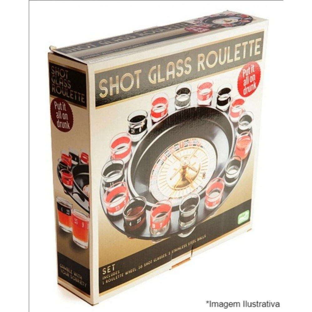 Roleta de shot - jogo de bebida